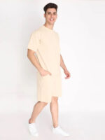 Pure Cotton Light Yellow Co-Ord Set - Image 3