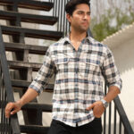 Crystal Teal Checkered Refreshing Casual Shirt
