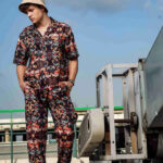 Abstract Printed Relaxed Fit Co-ord Set