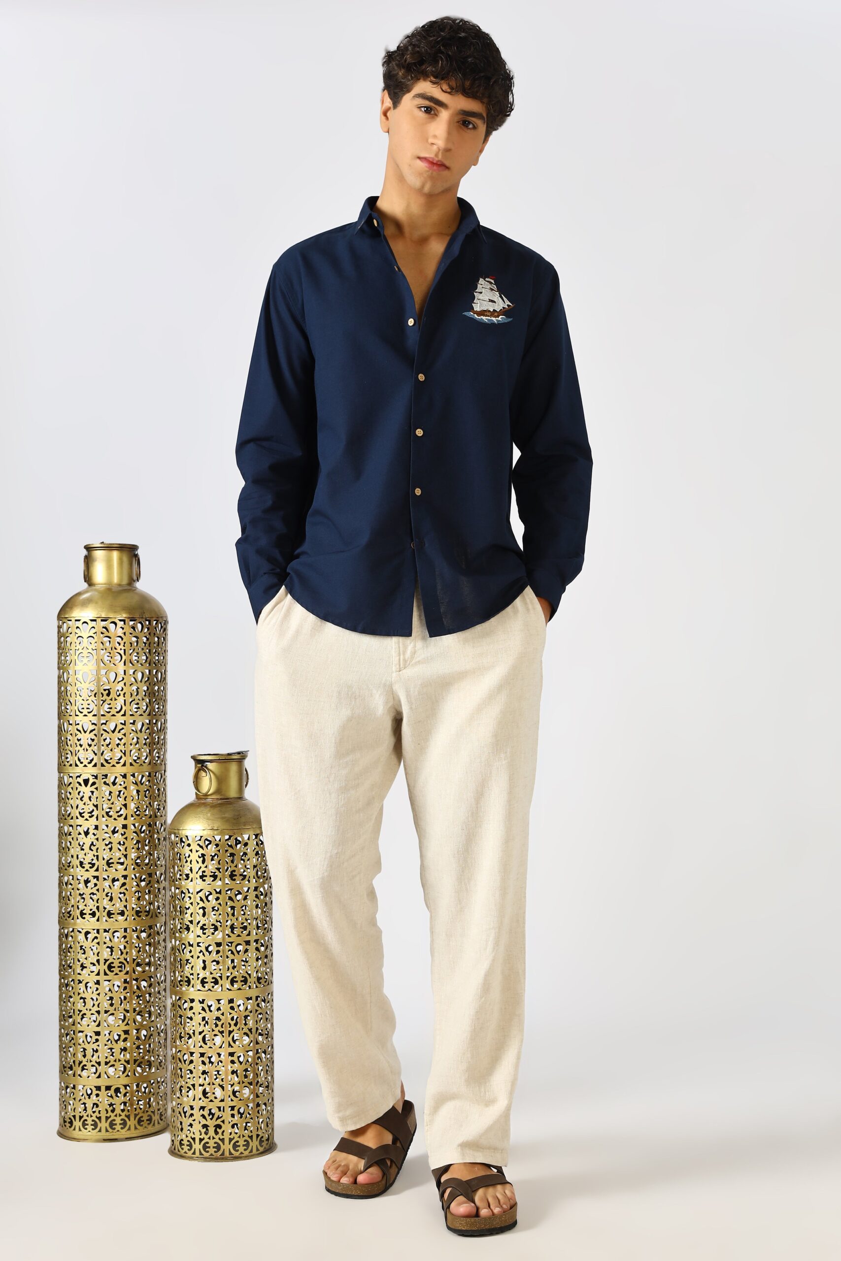 1L9A9954_61af989b-02e3-4bee-b4a5-d58680bf5082-scaled-1.jpg Ocean Voyage Blue Travel-Inspired Embroidered Shirt - Image 1