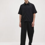 The Lifestyle Co. Men Self Design Shirt With Trousers