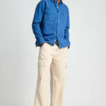 Light Tan Oversized Cargo Style Baggy Jeans