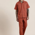 Pure Cotton Slim Fit Shirt with Trousers