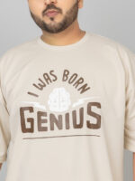 Men Plus Size Printed T-Shirt With Jogger Oversized Co-ords Set - Image 2