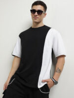 Men Oversized Colorblocked Co-ords