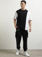 Men Oversized Colorblocked Co-ords - Image 2