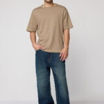 Deep Sea Blue Relaxed Baggy Straight Fit Jeans