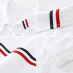 White Virtuoso Stripe full sleeve Shirt - Image 2