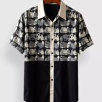 Black Elephant Designer Men’s Half Sleeves Printed Shirt Exclusive