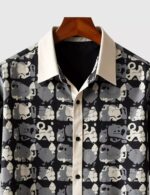 Black Elephant Designer Men’s Half Sleeves Printed Shirt Exclusive - Image 2