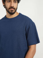 Oversized Textured T-shirt and Joggers Co-ord Set