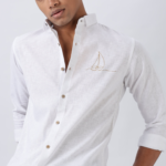 Classic Heritage White Embroidered Shirt