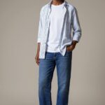 Go-To Blue Daily Wear Comfortable Straight-Fit Jeans