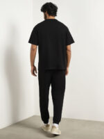 Oversized Textured T-shirt and Joggers Co-ord Set - Image 2