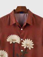 Maroon Lily Men’s Half Sleeves Printed Shirt Exclusive - Image 2