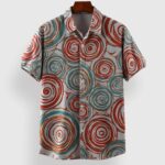 Mlti Round Mandala Men’s Half Sleeves Printed Shirt Exclusive