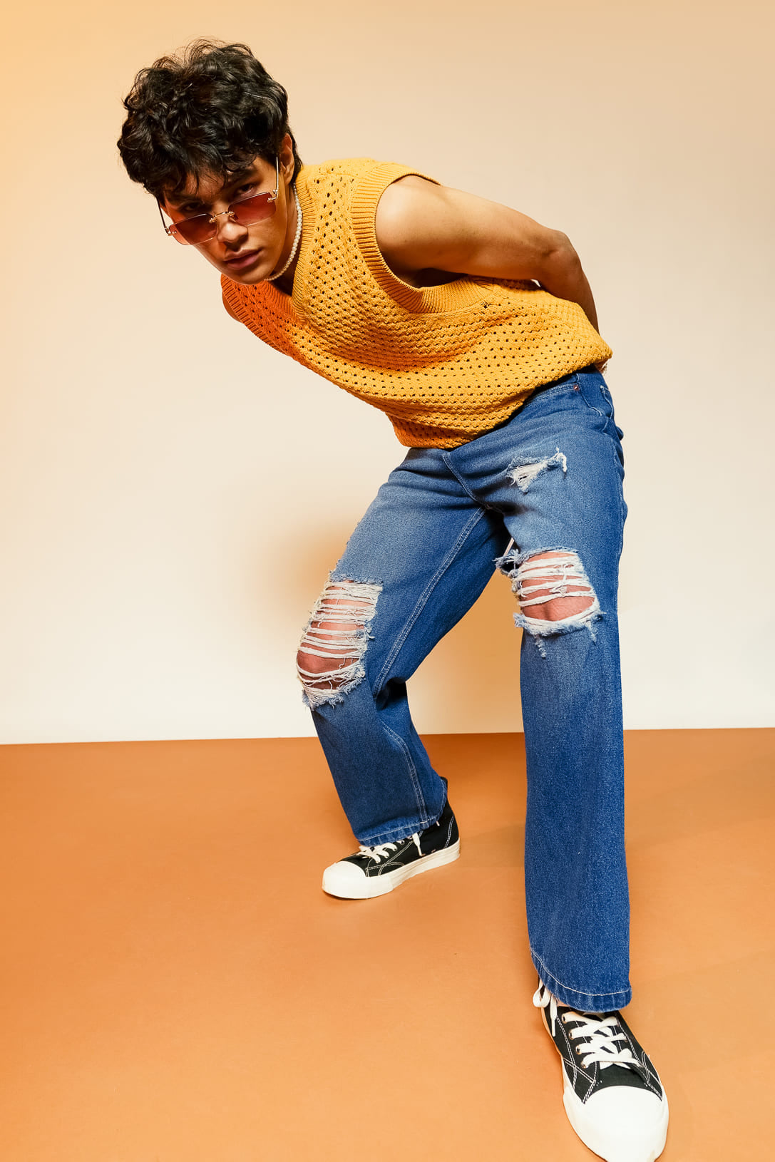 Mens401576-Edit-Edit_63a5cef6-dd8f-4f24-bada-2f770ba3fa88.jpg Vogue Blue Fashion-Forward Straight-Fit Denim Jeans - Image 1