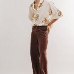 Brown Earth Tone Classic Straight-Fit Denim Jeans