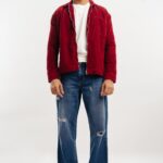 Sapphire Blue Rich Wash Premium Straight-Fit Denim Jeans