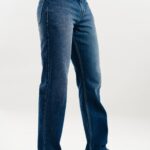 Azure Blue Clean Finish Straight-Fit Denim Jeans for Men