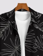 Black Leaf Men’s Half Sleeve Casual Printed Shirt - Image 2