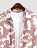 Peach Scratch Men’s Half Sleeve Casual Printed Shirt - Image 2