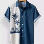 Blue Coconut Designer Men’s Half Sleeves Printed Shirt Exclusive