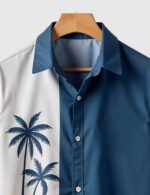Blue Coconut Designer Men’s Half Sleeves Printed Shirt Exclusive - Image 2
