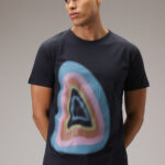 Tiffany Blue Printed Cotton T Shirt