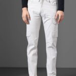 Cream Utility Cargo Pants for All-Day Comfort