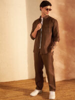 Pure Cotton Shirt With Trousers Co-Ords
