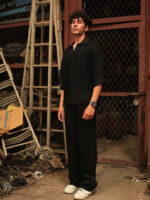 Shirt Collar Short Sleeves Shirt With Trouser - Image 2