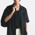 Old Money Cuban Combo Black and Beige Classic Men?s Cuban Shirt Set