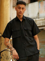 Self Design Shirt with Trousers